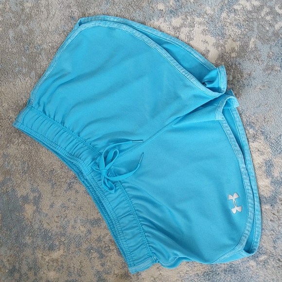 Under Armour Pants - Under Armour Shorties Athletic Shorts Turquoise Small Loose